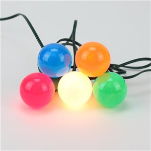 Sienna 20-Count 9-ft Vibrantly Coloured Opaque Incandescent Indoor/Outdoor Christmas String Lights