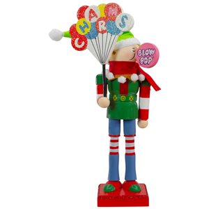 Northlight 11-in Tootsie Roll Charms Blow Pop Wooden Christmas Elf Figure