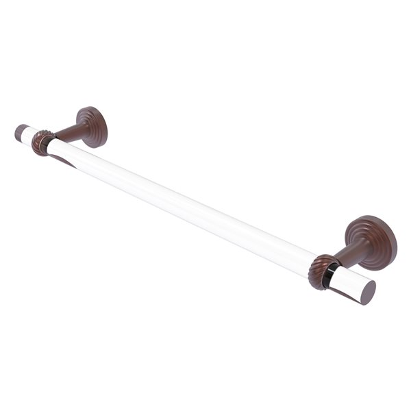 Allied Brass Pacific Beach Antique Copper 18-in Wall Mount Single Towel Bar
