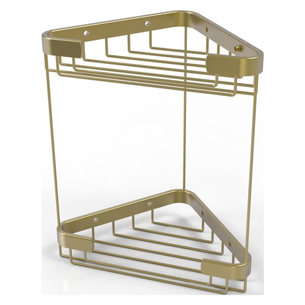 Allied Brass 1131 In H Solid Satin Brass Hanging Shower Caddy Bsk 20dt Sbr Rona 3951