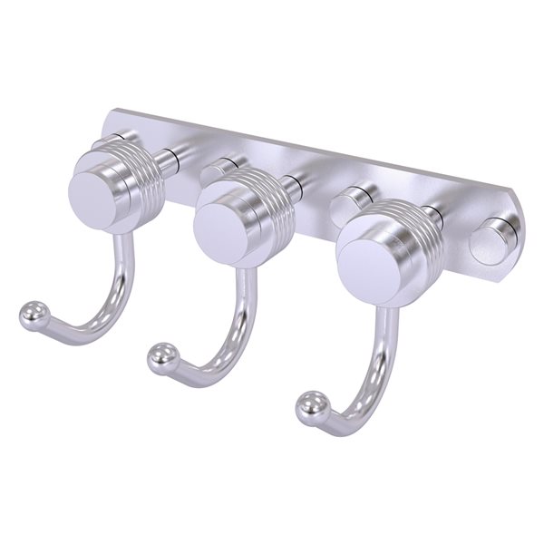 Allied Brass Mercury 3-Position Satin Chrome Towel Hook