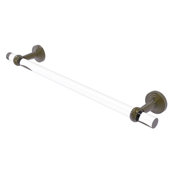 Allied Brass Pacific Beach Antique Brass 18-in Wall Mount Single Towel Bar