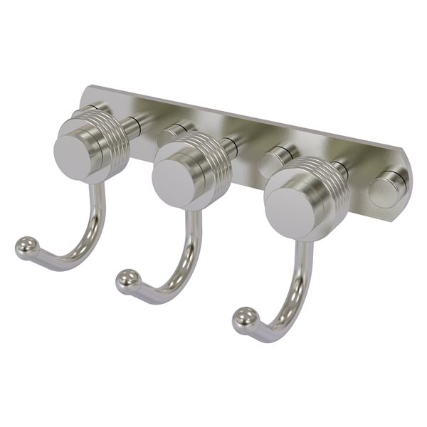 Allied Brass Mercury 3-Position Satin Nickel Towel Hook
