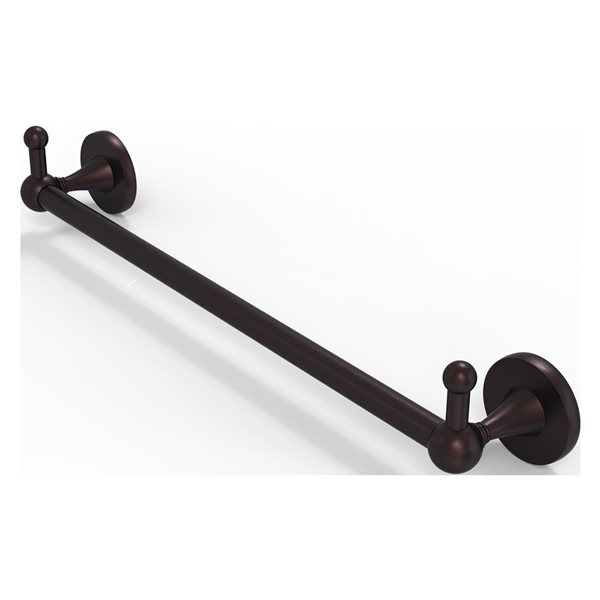 Allied Brass Shadwell 30-in Antique Bronze Wall-Mounted Single Towel Bar