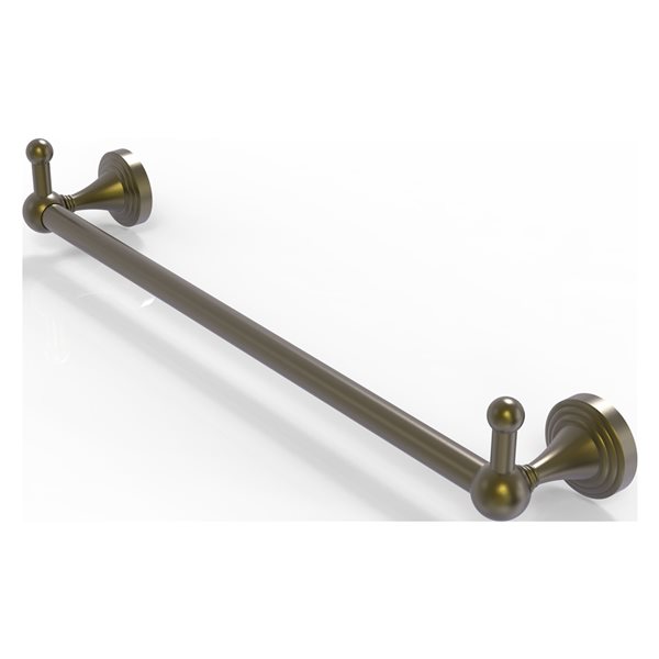 Allied Brass Sag Harbor 30-in Antique Brass Wall-Mounted Single Towel Bar