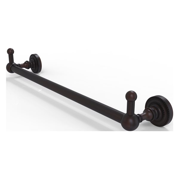 Allied Brass Dottingham 36-in Venetian Bronze Wall-Mounted Single Towel Bar
