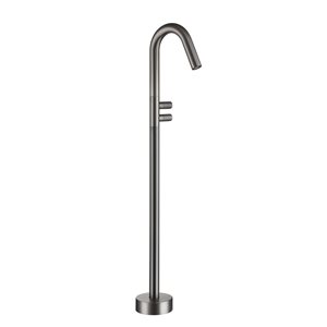 Clihome Gunmetal Grey 2-Handle Freestanding Bathtub Faucet