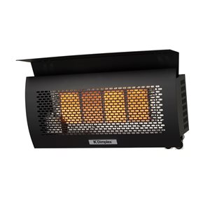 Dimplex DGR 31,500-BTU Black Stainless Steel Wall Mount Natural Gas Infrared Patio Heater