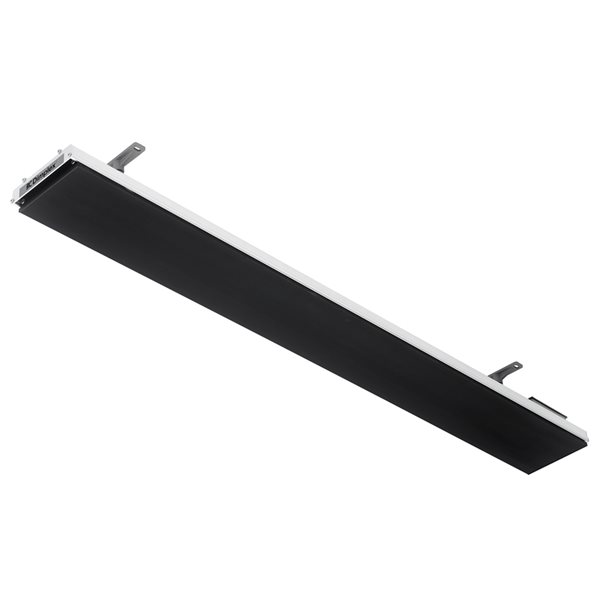 Appareil de chauffage électrique par rayonnement DLW par Dimplex en aluminium pour le patio, 5118 BTU, 120 V et 1500 W, noir