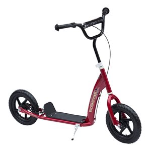 HomCom Adjustable Kids Pro Stunt Scooter - Red