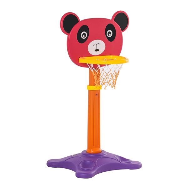 Qaba Kids and Toddler 2 in 1 Adjustable Basketball Hoop 341-042