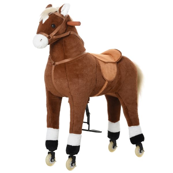 Qaba Ride-On Walking Horse 330-129 | RONA