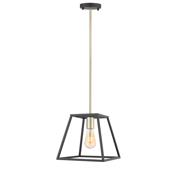 OVE Decors Agnes 1-Light Black Modern/Contemporary Geometric Standard 49.76-in H Pendant Light