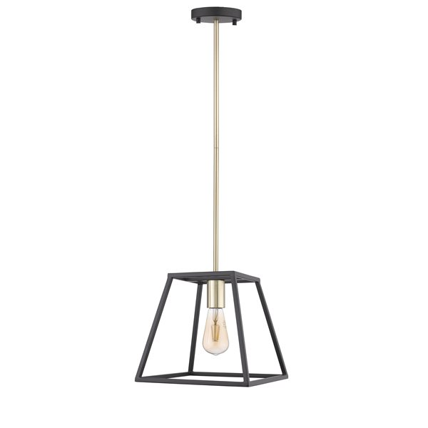 OVE Decors Agnes 1-Light Black Modern/Contemporary Geometric Standard 49.76-in H Pendant Light