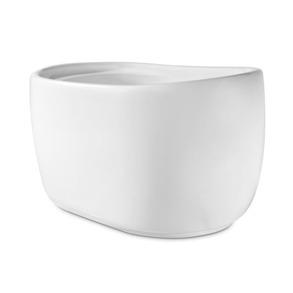 Streamline 32W x 51L Glossy White Acrylic Bathtub and a Polished Gold Reversible Drain