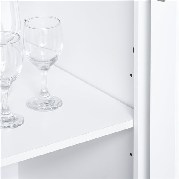 HomCom 29.13-in W Composite Wood Freestanding Kitchen Storage Cabinet