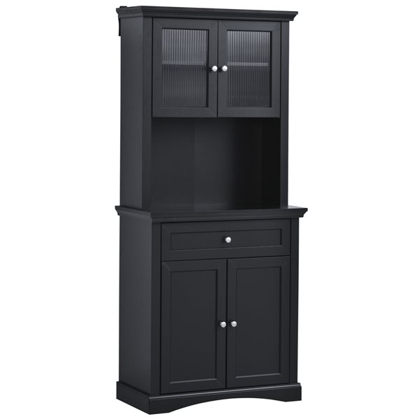 HomCom 31.1-in W Composite Wood Freestanding Pantry