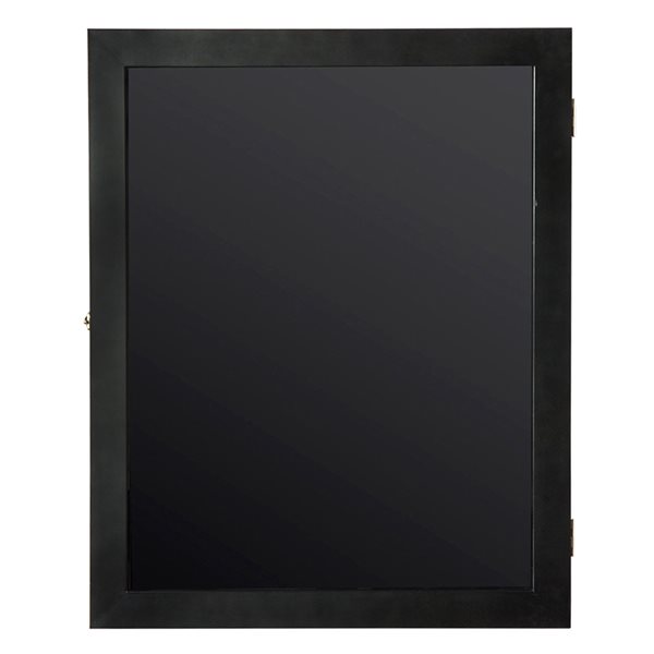 HOMCOM Black Jersey Display Case