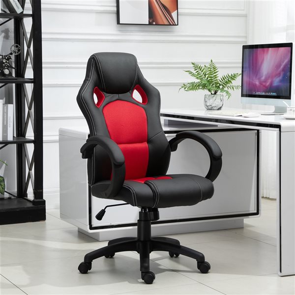 Red and black modern 2024 executive gaming chair