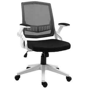 Vinsetto Contemporary Adjustable Height Swivel Black Office Chair