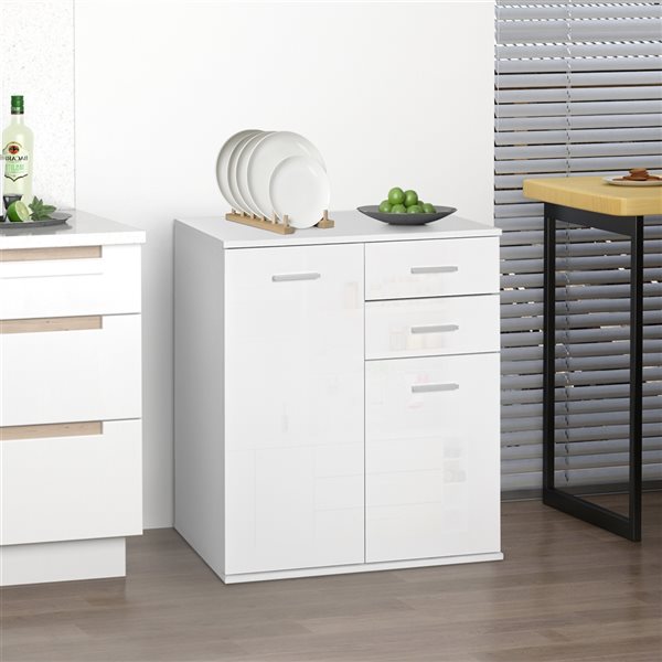 Buffet HomCom en bois composite de 27,95 po l.