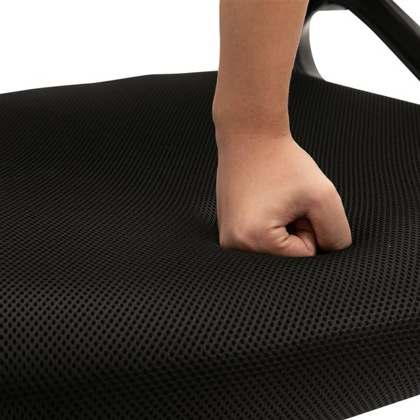 Vinsetto Contemporary Black Adjustable Height Swivel Office Chair