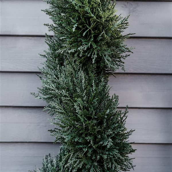 Outsunny 35-in Dark Green Artificial Cedar Tree