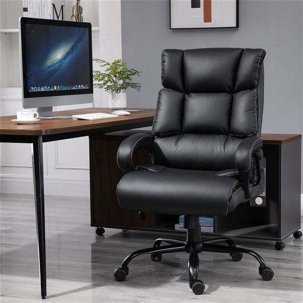 Vinsetto Fauteuil chaise de bureau style contemporain hauteur