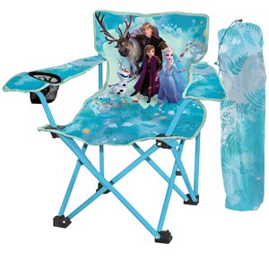 Chaise de camping pour enfants La reine des neiges de 20 po, bleu