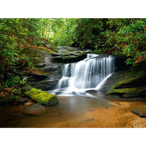 Dundee Deco 11-ft 10-in x 8-ft 10-in Strippable Washable Mountain Waterfall Mural