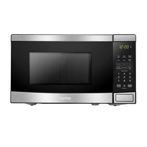 Danby 0.7 ft³ 1050-watt Countertop Microwave with Convenience Cooking Controls- Stainless Steel