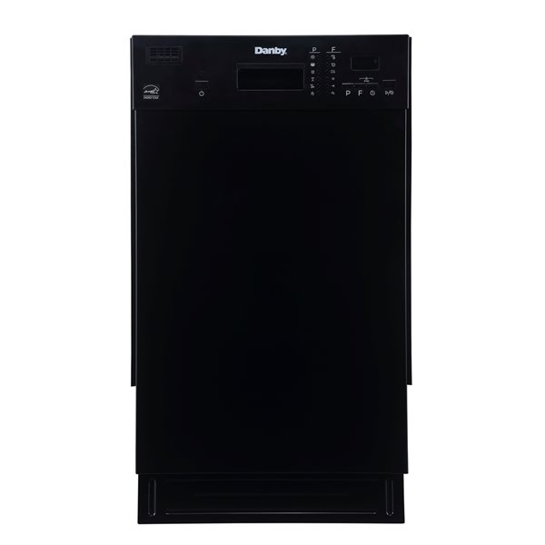 Danby 18in Black Built In Dishwasher EnergyStar Certified DDW1804EB