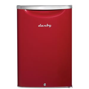 Danby 2.6 ft³ Contemporary/Classic Compact Refrigerator - Red