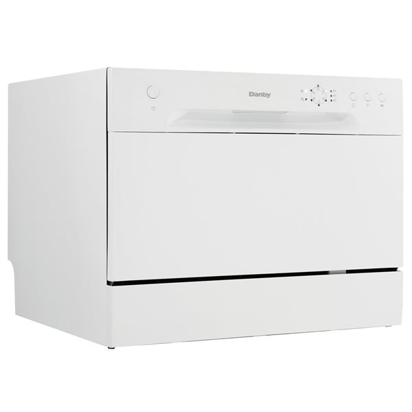 Danby 21.65-In 52 db White Portable Dishwasher Energy Star Certified
