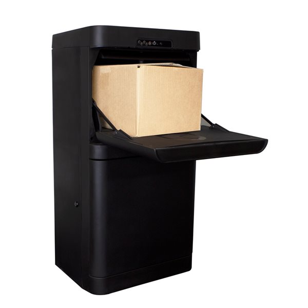 Danby Plastic Black Ground Mount Lockable Mailbox DPG37B RONA