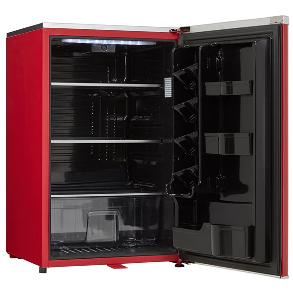 Réfrigérateur compact contemporain/classique de 4,4 pi³ par Danby, rouge