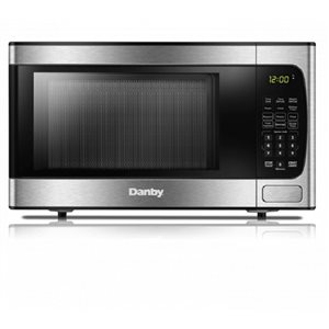 Danby 0.9 ft³ 1350-watt Countertop Microwave with Convenience Cooking Controls- Stainless Steel