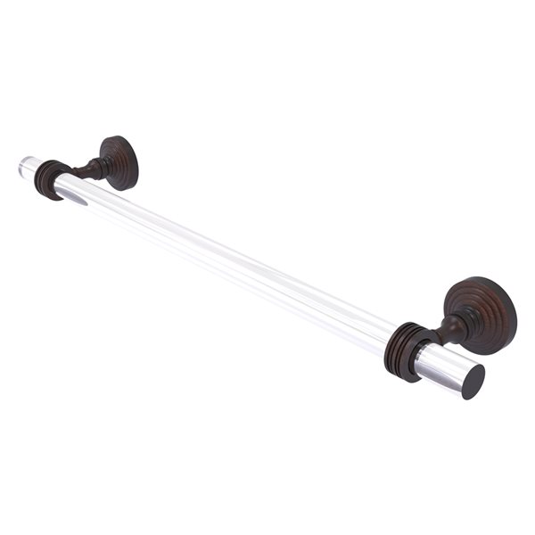 Allied Brass Pacific Grove 36-in Venetian Bronze Wall Mount Single Towel Bar
