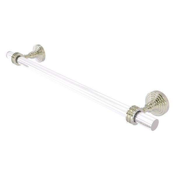 Allied Brass Pacific Grove 36-in Polished Nickel Wall Mount Single Towel Bar