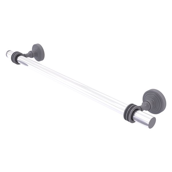 Allied Brass Pacific Grove 36-in Matte Grey Wall Mount Single Towel Bar