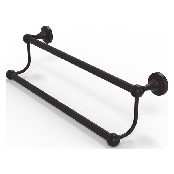 Allied Brass Sag Harbor 30-in Double Venetian Bronze Wall Mount Double Towel Bar