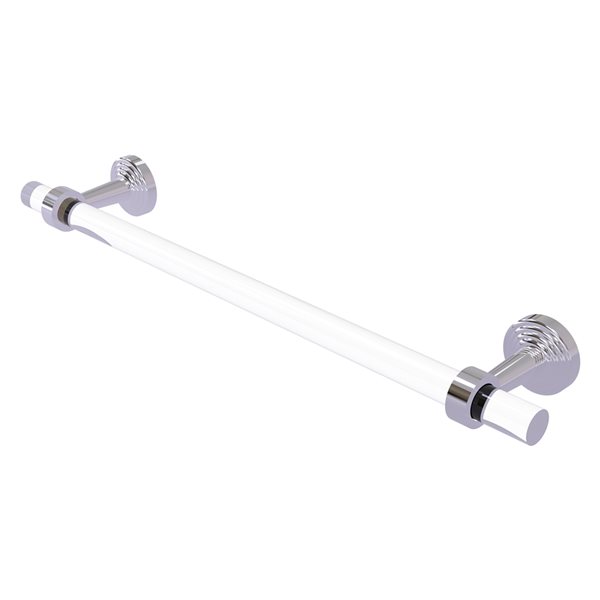 Allied Brass Pacific Beach 36-in Polished Chrome Wall Mount Single Towel Bar