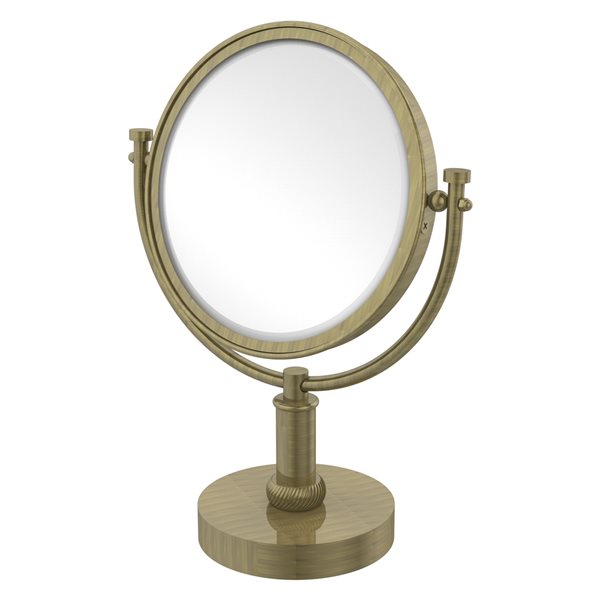 Allied Brass 8-in x 15-in Double-Sided Magnifying Countertop Vanity ...