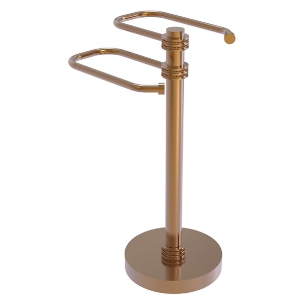 Allied Brass Freestanding Countertop Brushed Bronze Towel Ring