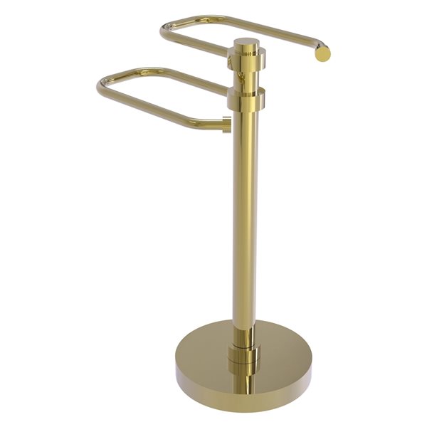 Allied Brass Freestanding Countertop Towel Ring Unlacquered Brass TS