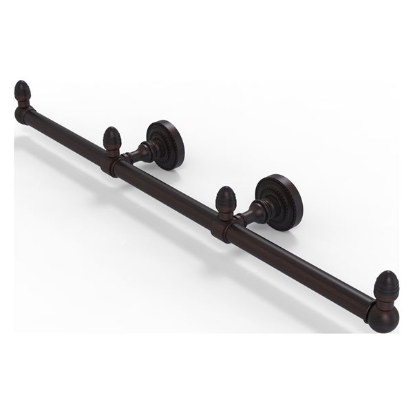 Allied Brass Dottingham 22-in Venetian Bronze Wall-Mounted Single Towel Bar