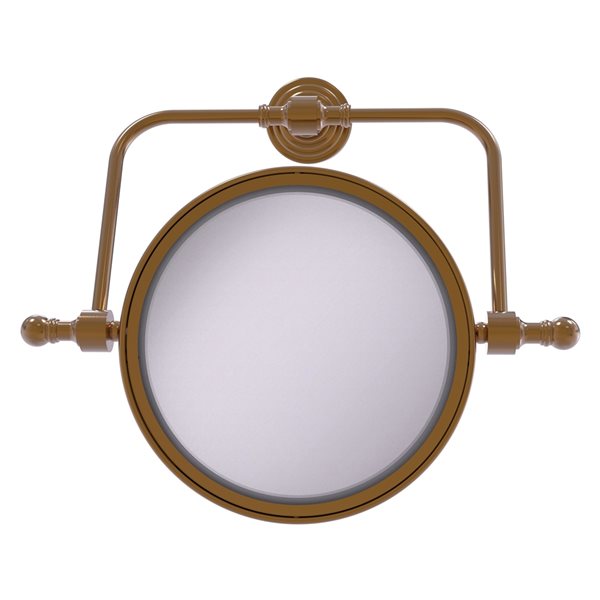 Allied Brass Adjustable Height Floor Standing Make-Up Mirror 8-in