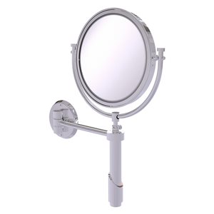 Allied Brass Tribecca 11-in x 15-in Polished Chrome Double-Sided Magnifying Wall-Mounted Vanity Mirror - 2X Magnification