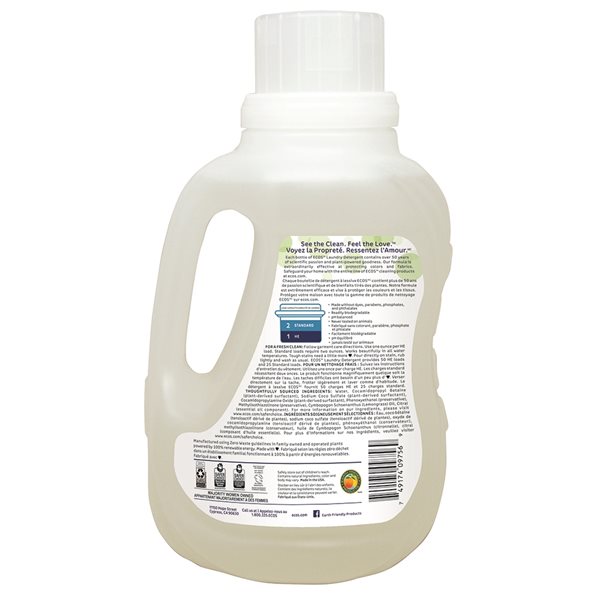 ECOS 1.48-L Lemongrass Hypoallergenic Laundry Detergent - 2-Pack