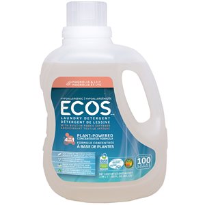 ECOS 2.96-L Magnolia and Lily Hypoallergenic Laundry Detergent - 2-Pack
